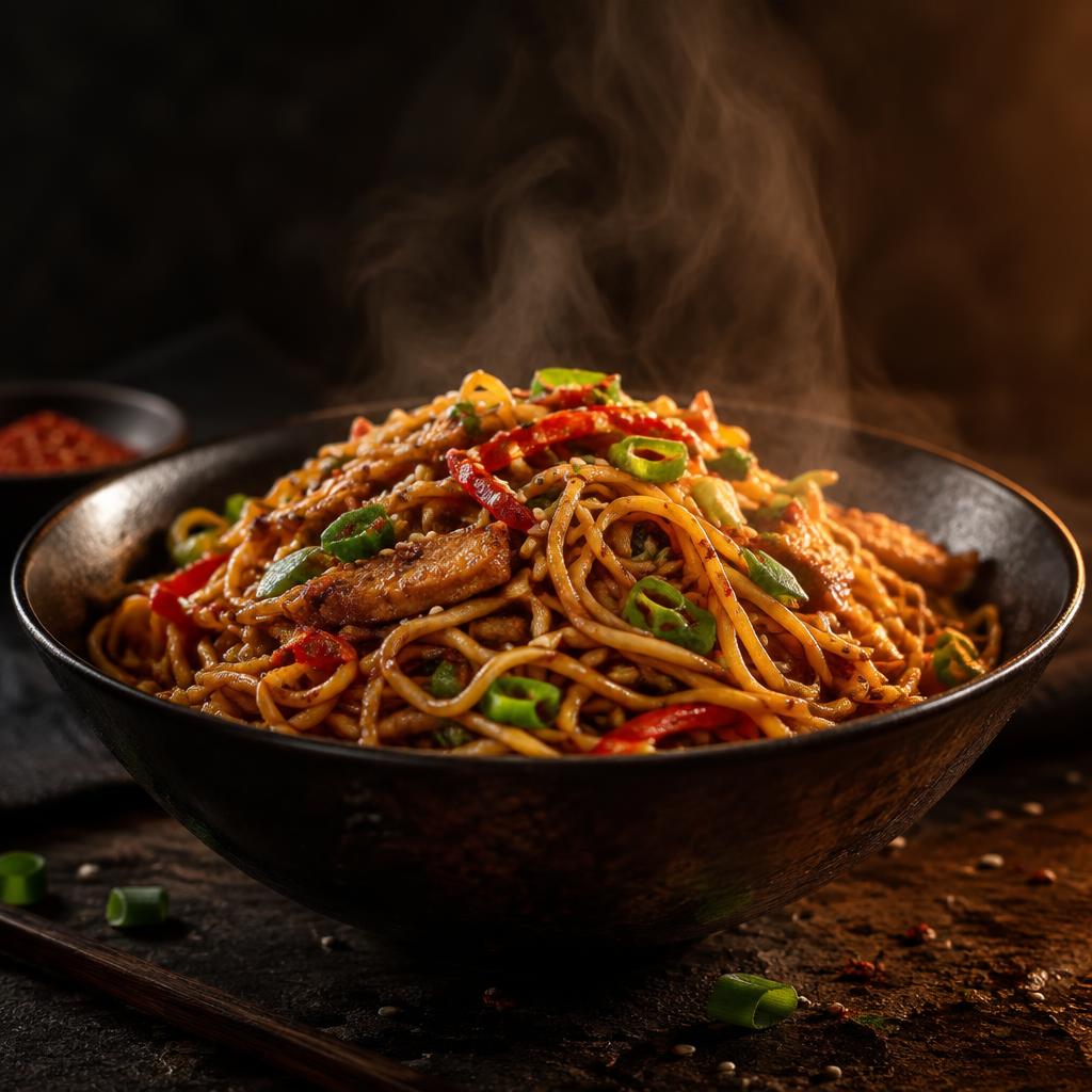Hakka Noodles, Rogan Style